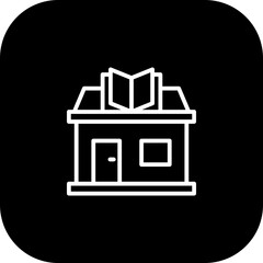 Libaray Vector Icon Design