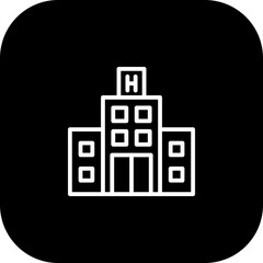 Hospital Vector Icon Design
