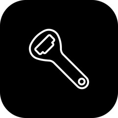 Bottle Opener Vector Icon Design