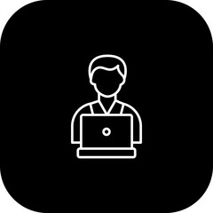 Freelancer Vector Icon Design
