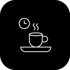 Coffee Break Vector Icon Design