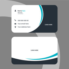 Business card design template, Clean professional business card template, visiting card, business card template,