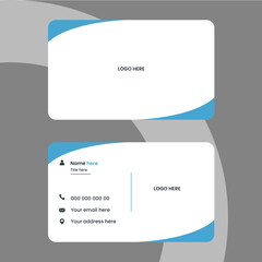 Business card design template, Clean professional business card template, visiting card, business card template,