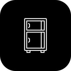Fridge Vector Icon Design