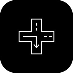 Road Ramps Vector Icon Design