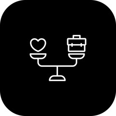 Balance Vector Icon Design