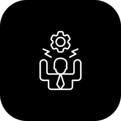 Overwork Vector Icon Design