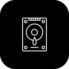 Hard Drive Vector Icon Design
