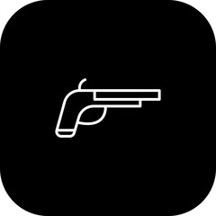 Gun Vector Icon Design