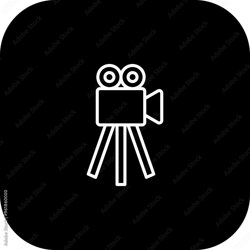 Canvas Prints video camera vector icon design