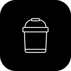 Bucket Vector Icon Design