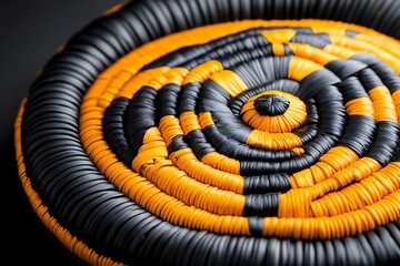 African pattern, basket weaving, intricate textures showcase the skill and creativity of African artisans