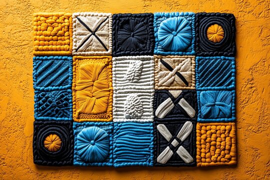 African pattern, checkerboard designs, contrasting squares symbolize duality, balance, and harmony in African art