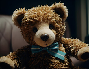 brown plush teddy bear toy