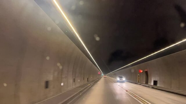 Mountains N1 Cape Town Highway Tunnel 