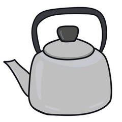 teapot isolated on white