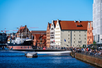 Gdansk, street scenes, riverside boulevards © voytek