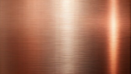 Brushed metallic texture background in copper tone