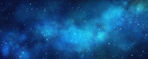 Stunning cosmic background featuring deep blue hues and sparkling stars, perfect for space-themed projects and designs.