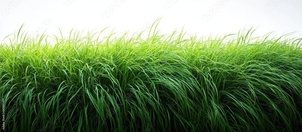 Sticker green grass field