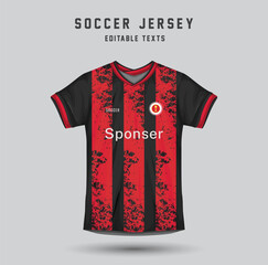 Soccer Jersey design for sublimation