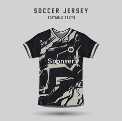 Soccer Jersey design for sublimation