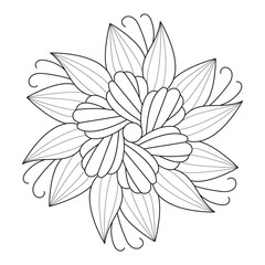 Mandala Coloring Pages For Kids ornaments
