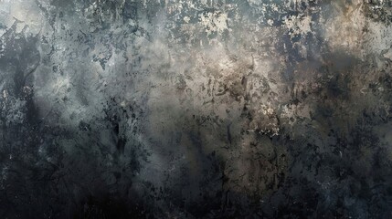 Gothic background of metallic textures and shadowy hues with soft ethereal mist effects