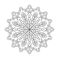 Vintage decorative elements Oriental pattern mandala design for kids