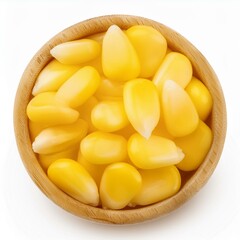 Fototapeta premium Corn Seed isolated on white background, full depth of field