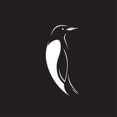 Obraz premium Penguin in cartoon, doodle style . Image for t-shirt, web, mobile apps and ui. Isolated 2d vector illustration in logo, icon, sketch style, Eps 10, black and white. AI Generative