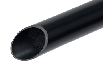 Cross-Section of a Black Pipe
