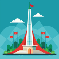 Fototapeta premium Bangladesh Victory Day Vector Design For Banner Print and Greeting Background
