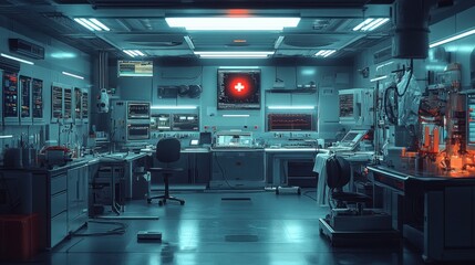 Futuristic Medical Lab