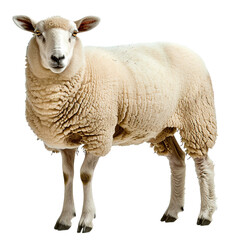 Fototapeta premium sheep isolated on white