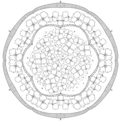 Hydrangea coloring page 