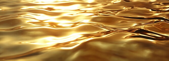 73. Shiny gold with a smooth, reflective surface