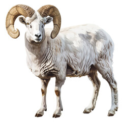 Obraz premium mountain goat isolated on white