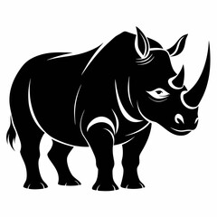 Fototapeta premium rhino vector illustration