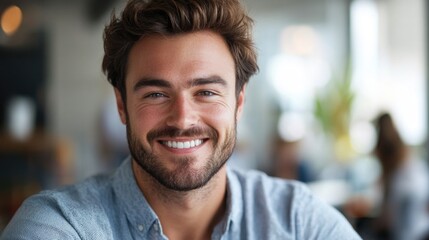 Obraz premium Successful Businessman in Restaurant