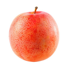 red apple isolated on white