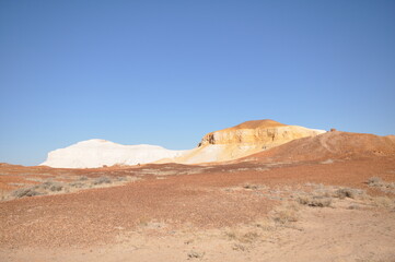 Surreal landscape of Kanku-Breakaways Conservation Park, South Australia