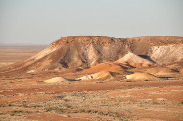 Surreal landscape of Kanku-Breakaways Conservation Park, South Australia