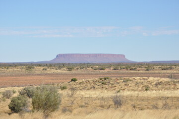 Mount Conner located in the southwest corner of the Northern Territory of Australia