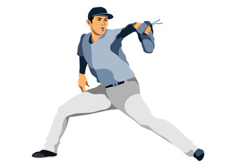 野球選手「ピッチャー」