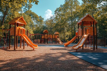 Playground Fun under Sunny Skies
