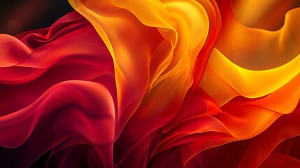 Obraz premium Abstract swirl of burning flames in shades of orange, blue, and purple, creating a dynamic and energetic background texture