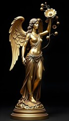 Obraz premium A brass with angel figure