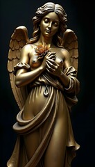 A  brass  with angel figure