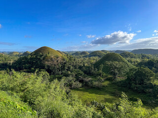 Obraz premium View of the Chocolate Hills, Carmen, Bohol, Philippines